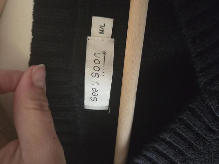 pull See U Soon noir taille M - photo numéro 4