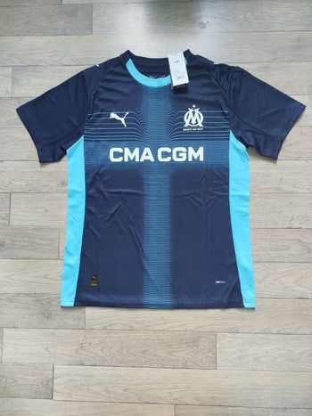 🔥 Maillot Olympique de Marseille Extérieur 2025/2026 – Officiel – Neuf avec Étiquette – Taille L 🔥