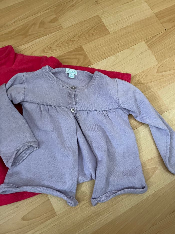 Lot gilets et polaire 18 mois