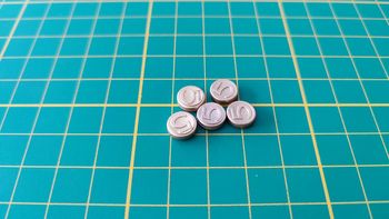 Lot x5 pièce de 5 pièce détachée Playmobil 5135 Bateau d'attaque des pirates #B04