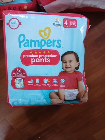 Lot 3 paquets pants premium protection T4( 3×31)