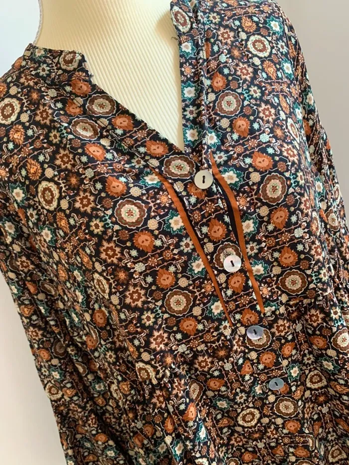 Robe bohème fluide Armonias – Taille L – Neuve - photo numéro 2