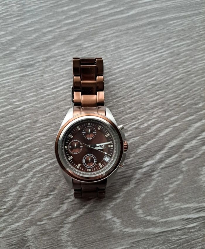 Montre Fossil marron