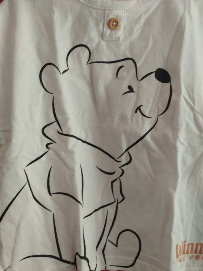 Tee-shirt manches courtes garçon Winnie Disney taille 12 mois b7 - photo numéro 2