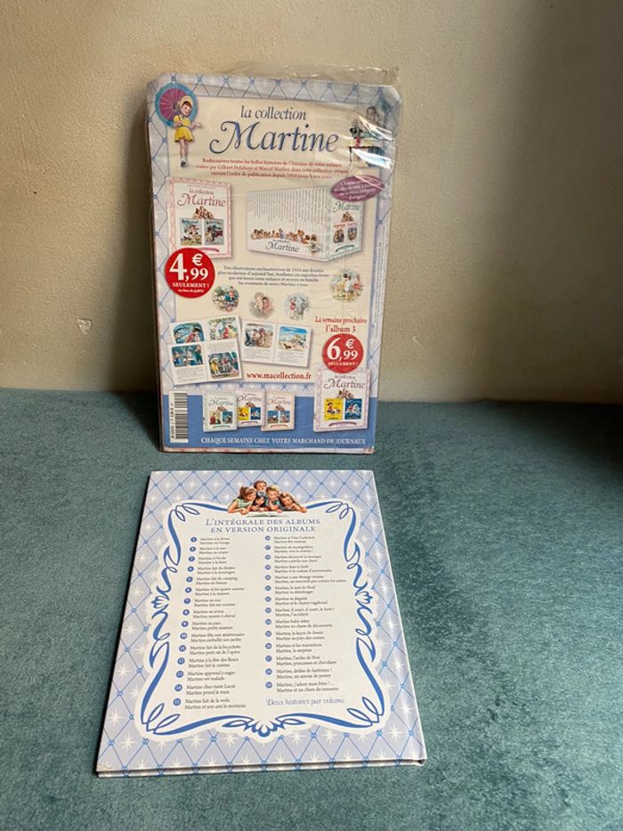 Lot de 2 livres de la collection Martine n°1 et 2. À la mer, au cirque, à la ferme et en voyage - photo numéro 4