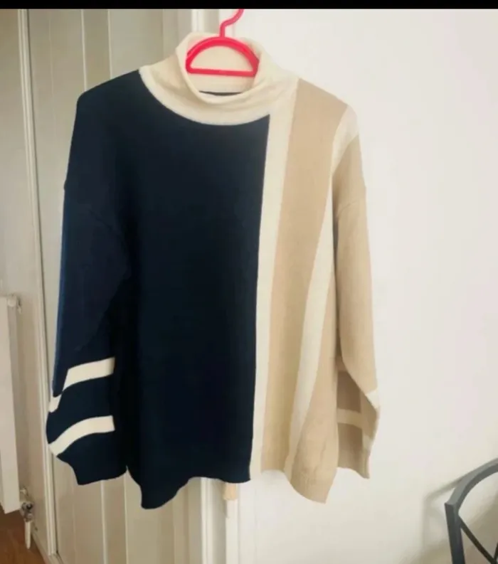 Pull  chic contenant de la laine vierge - photo numéro 7