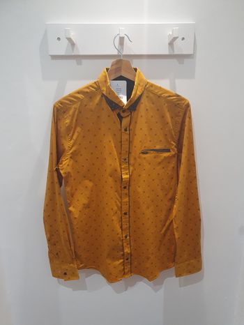 Chemise Chalon jaune moutarde Taille S (taille petit)