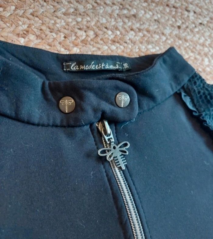 Ensemble legging et veste zippée la mode est à vous femme taille 34-36 - photo numéro 4