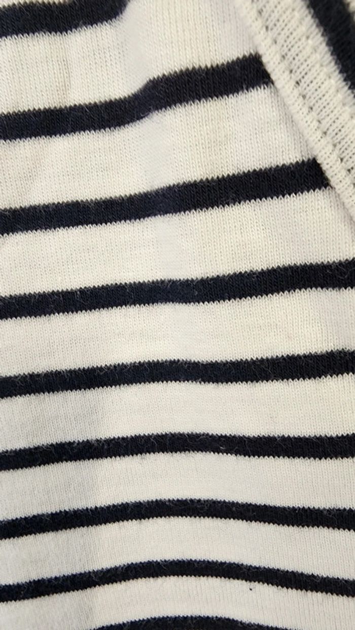 Beau tee shirt marinière petit bateau en coton - photo numéro 3