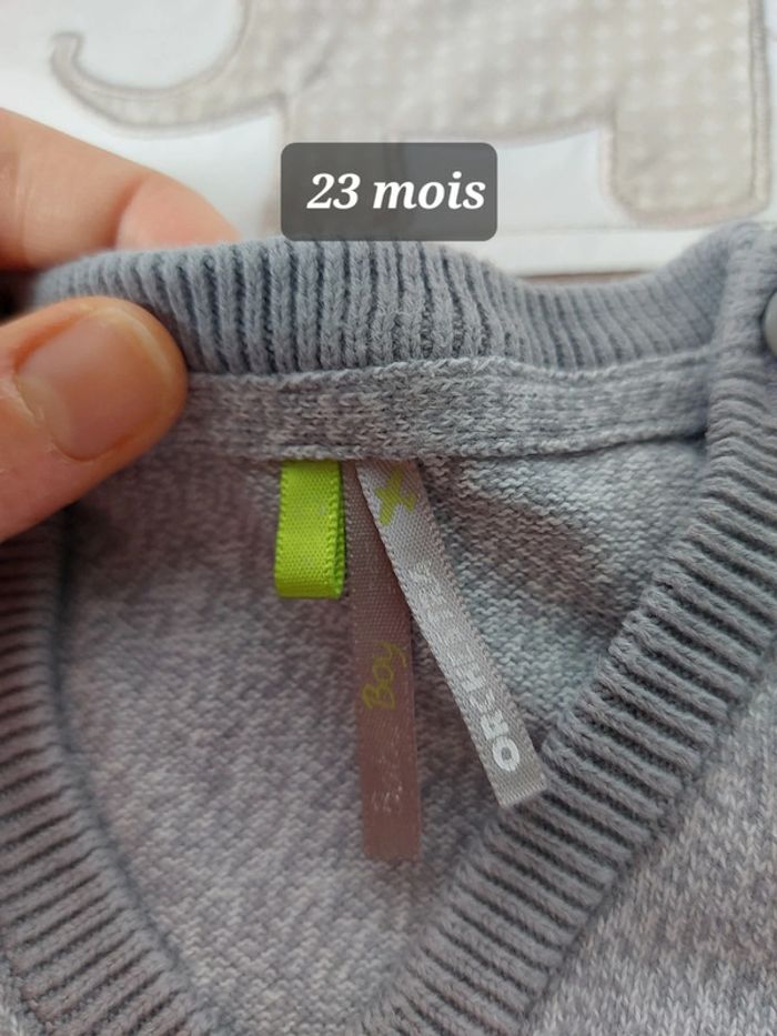 Pull sans manche 23 mois - photo numéro 2
