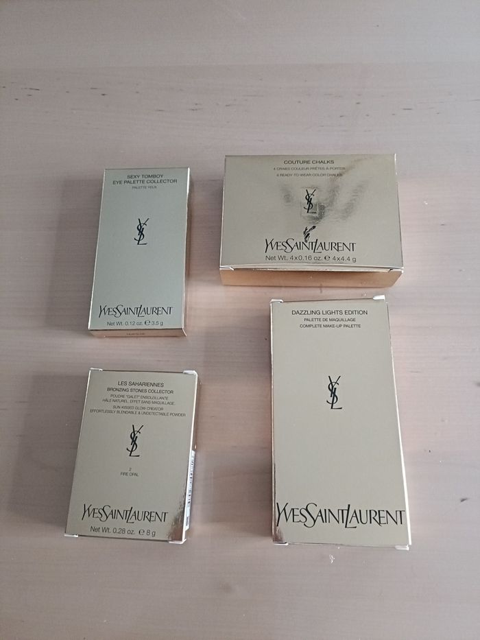 Lot de 4 palettes YSL totalement neuves
