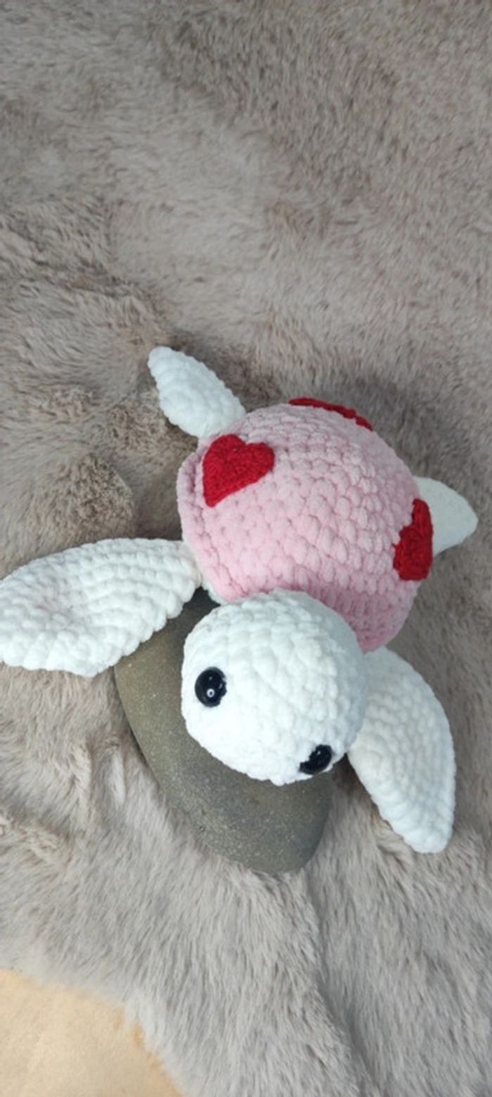Tortue au crochet velour