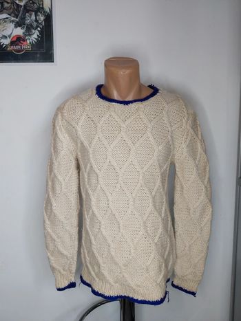 Pull torsadé 100% laine