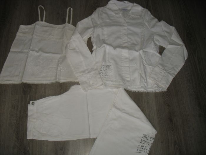 ENSEMBLE 3 PCS FILLE : PANTALON + VESTE + DÉBARDEUR "NAF NAF" - 16 / 18 ANS - n°01 - photo numéro 5