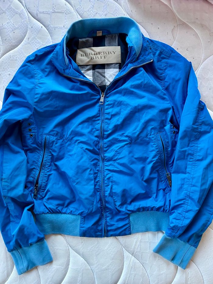 Veste bleu Burberry Bit à manches longues