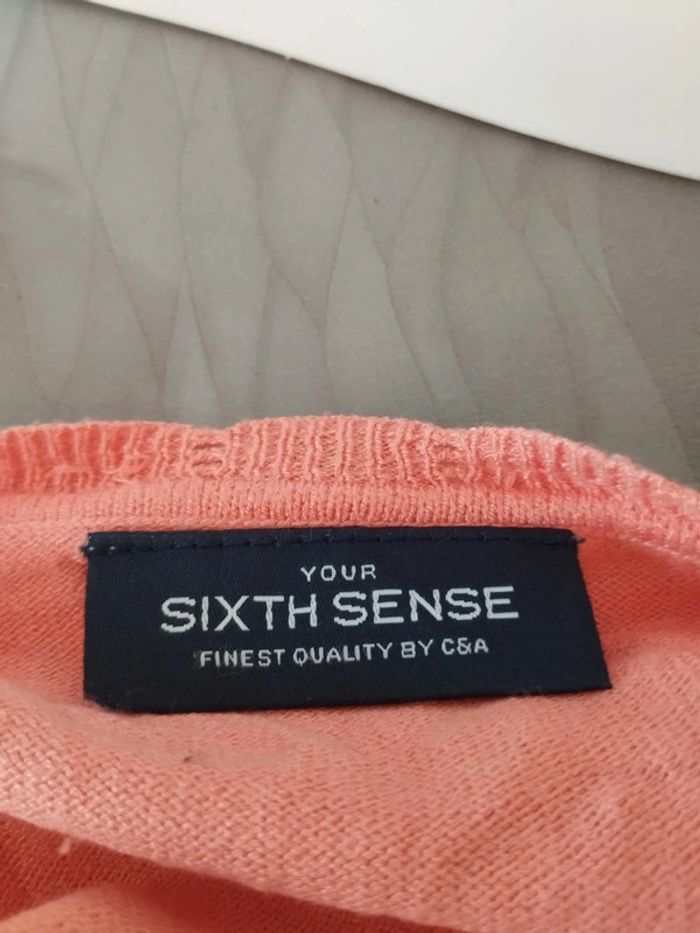 Débardeur pull sixth sense corail taille 42 - photo numéro 3