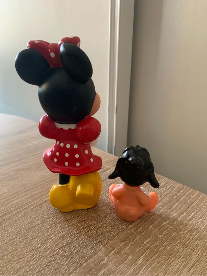 Figurine Minnie et bébé dingo jouets de bains - photo numéro 2