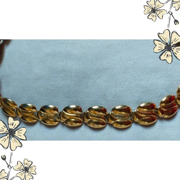 Collier vintage doré sculpté – Élégance rétro - photo numéro 6