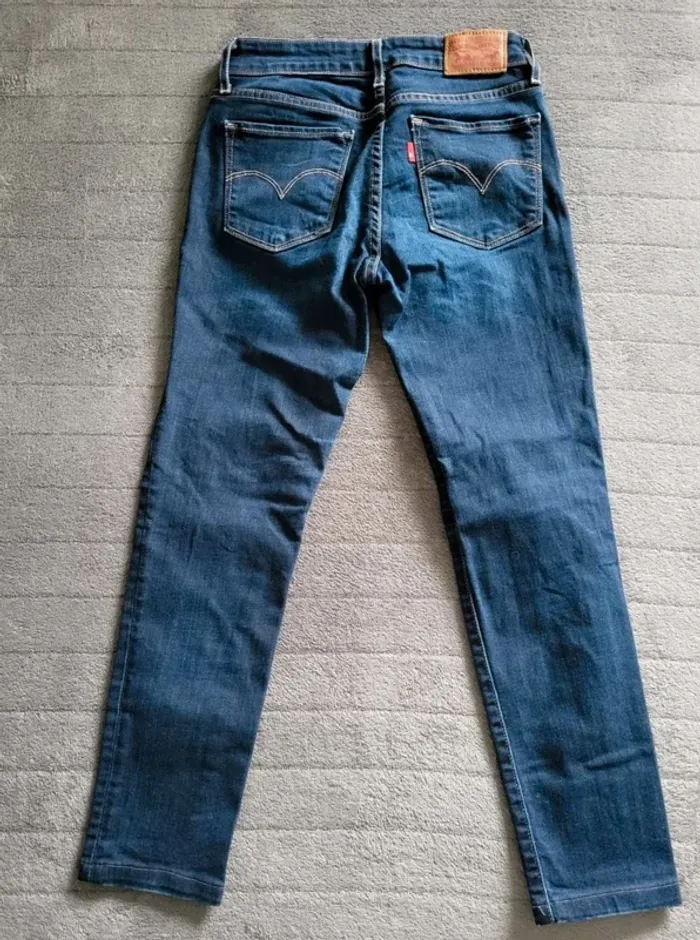 Jeans 711 Femme w25/35 Levi Strauss Bleu Marine - photo numéro 4