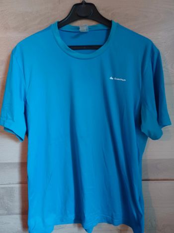 Tee shirt de sport bleu XL quechua