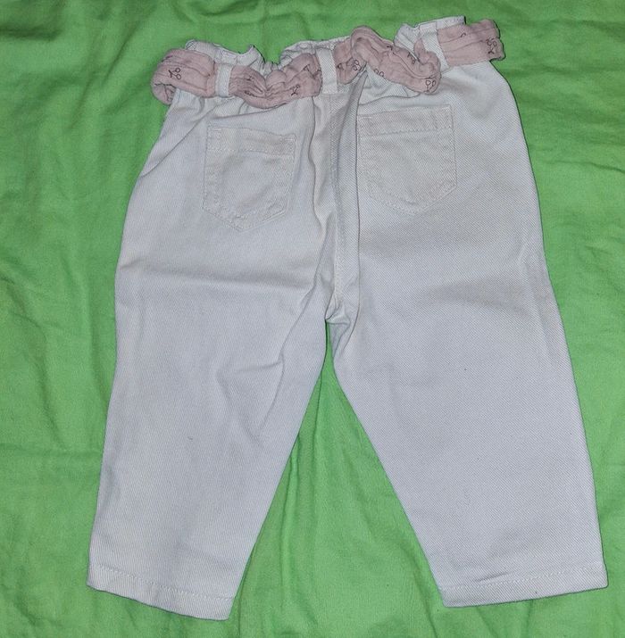 Pantalon jean fille 6 mois kiabi - photo numéro 2