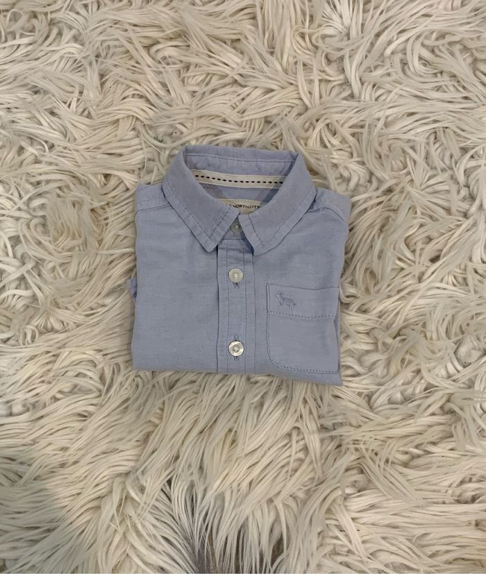 Chemise bleu claire uni