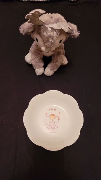 Assiette peinte à la main