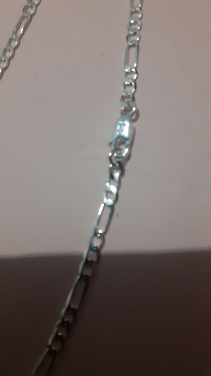 Parure homm e cheval alternée  triple   argent  925 - photo numéro 5