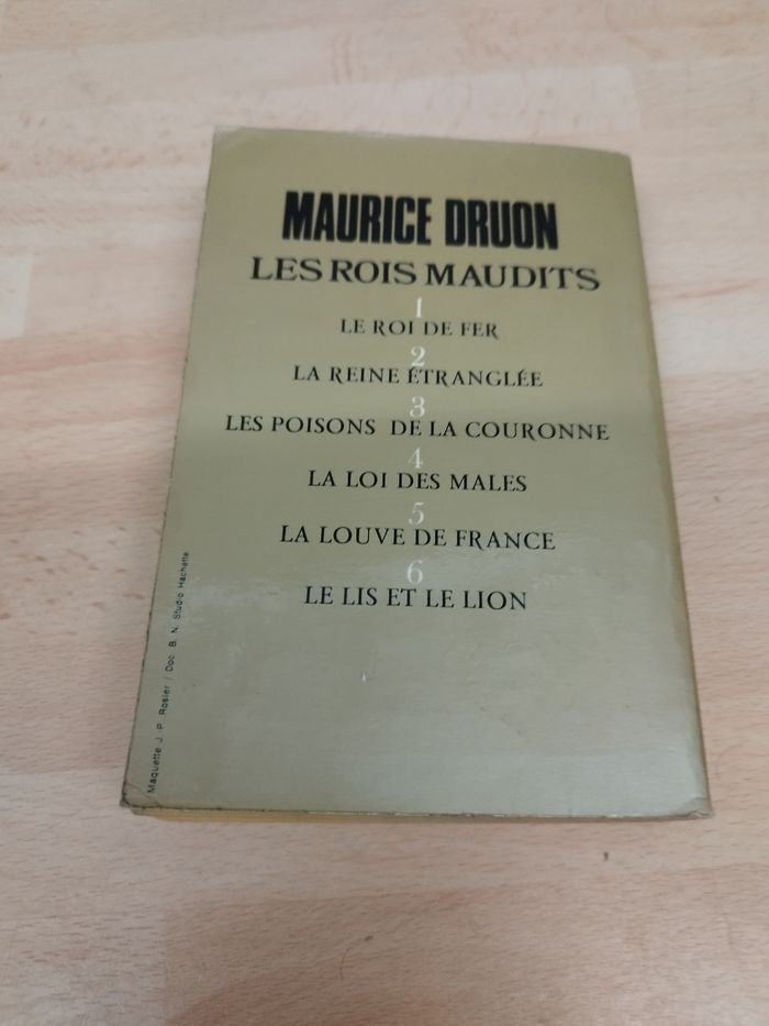 LES ROIS MAUDITS 5

DRUON

LA LOUVE DE FRANCE - photo numéro 2