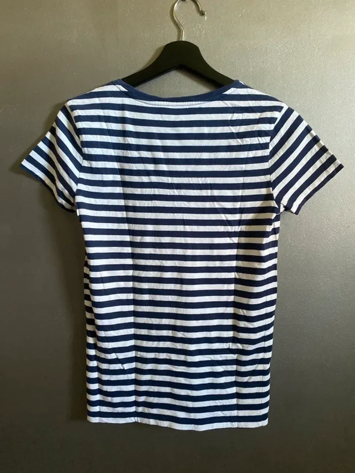 Tee Shirt rayé Col en V Ralph Lauren - photo numéro 3