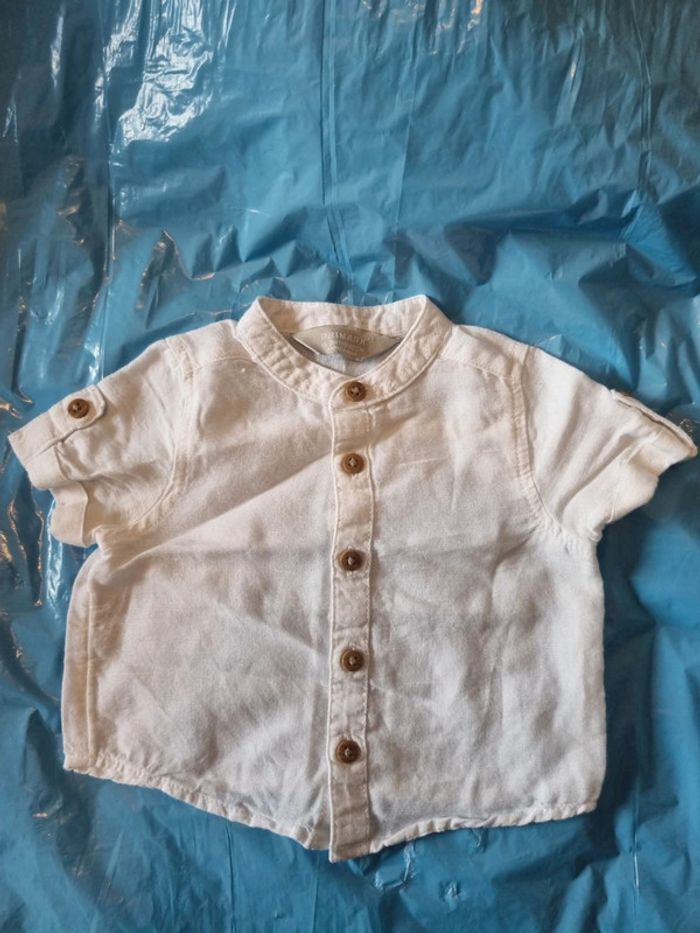 Lot 2 chemises bébé 3 mois Primark – quasi neuves - photo numéro 6