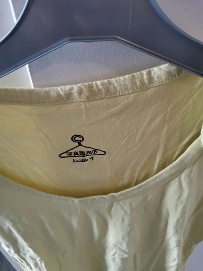 T shirt jaune - photo numéro 2