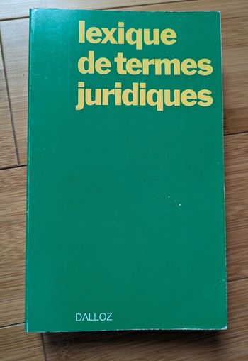 Lexique de termes juridiques