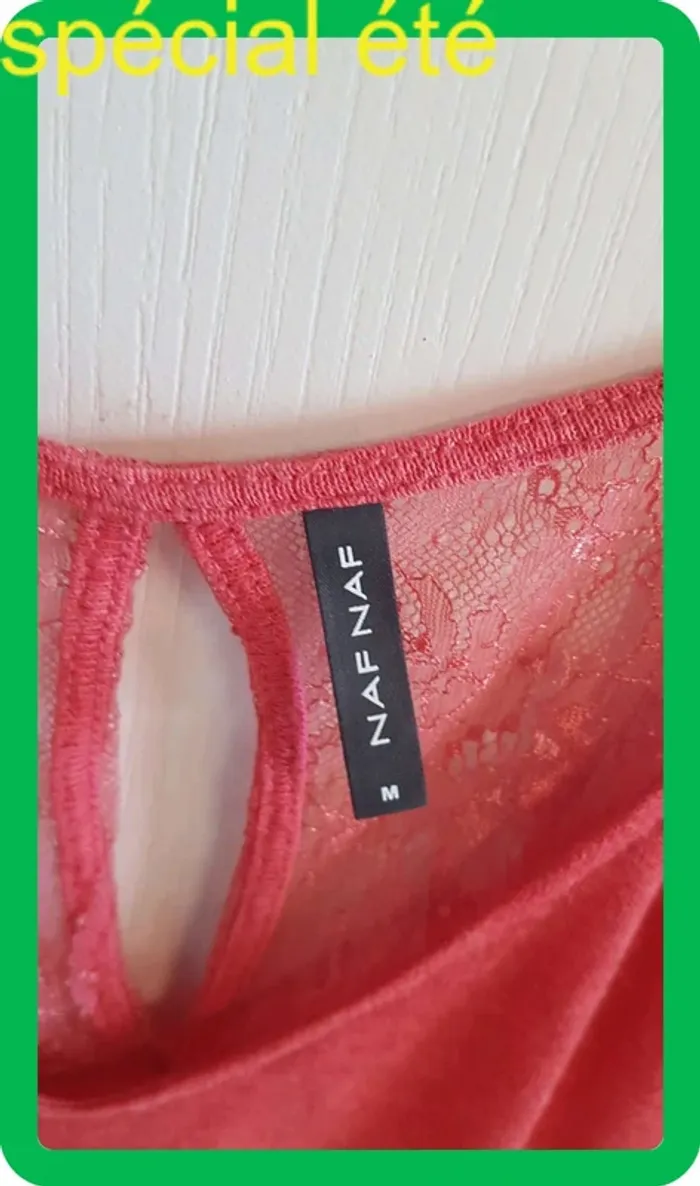 T shirt avec dentelle taille M - photo numéro 3