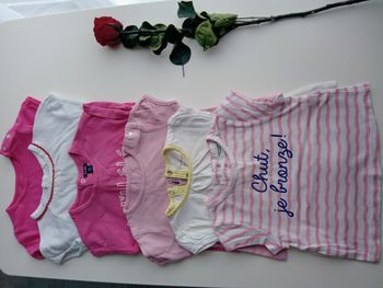 Lot de 6 t-shirts 9 mois