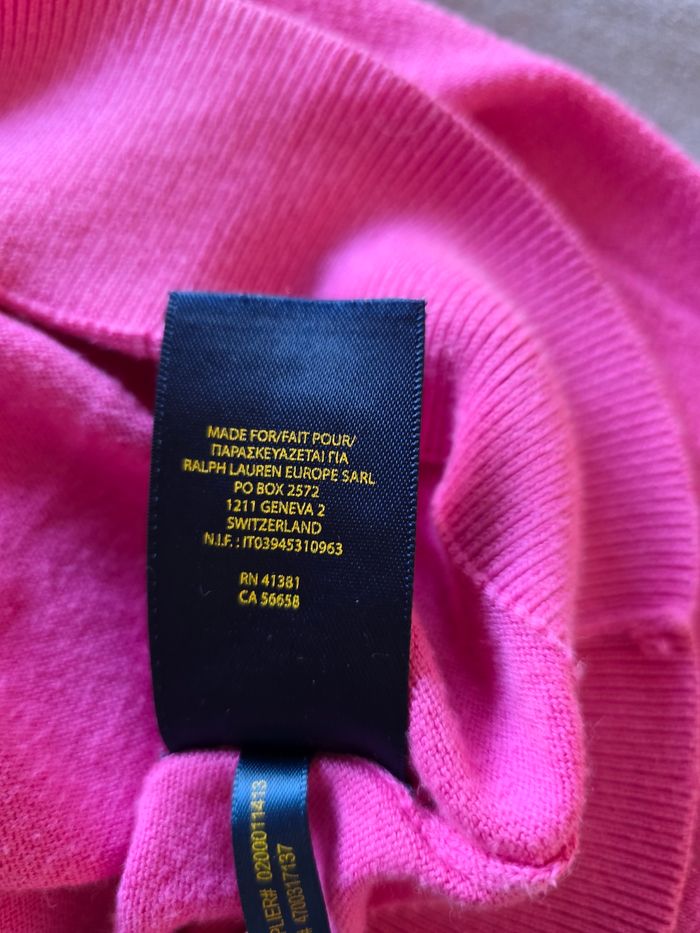 Pull rose Ralph Lauren - photo numéro 6