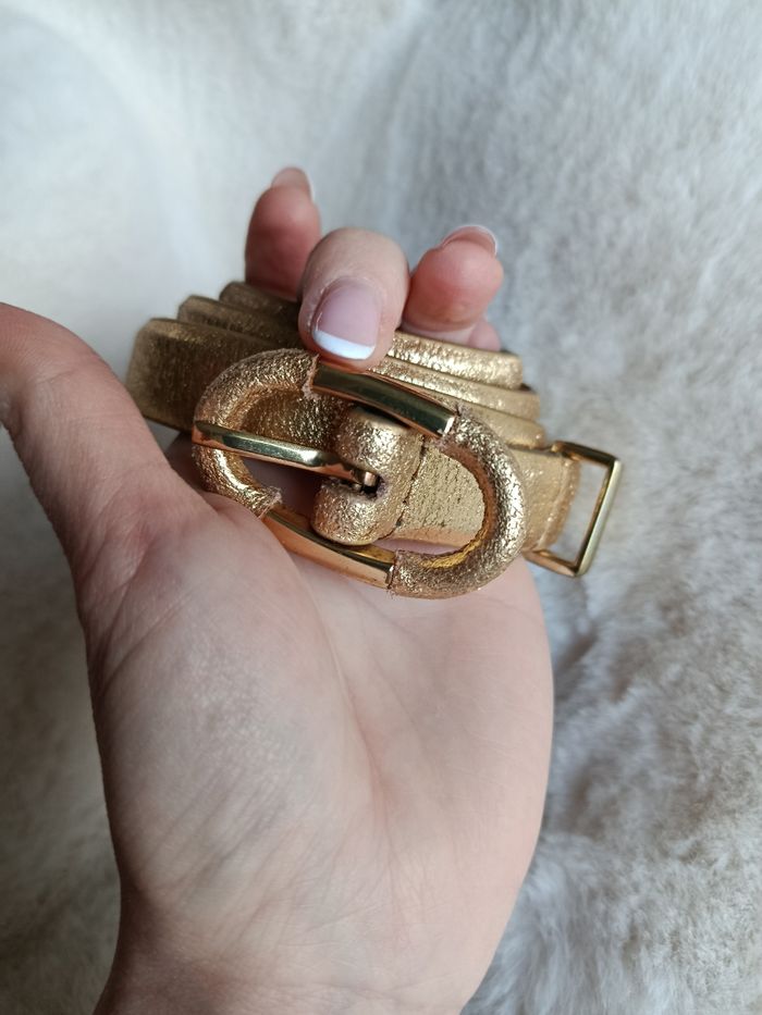 Magnifique ceinture doré icode 75cm - photo numéro 4