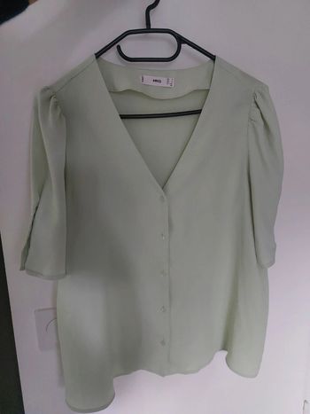 Blouse Mango verte