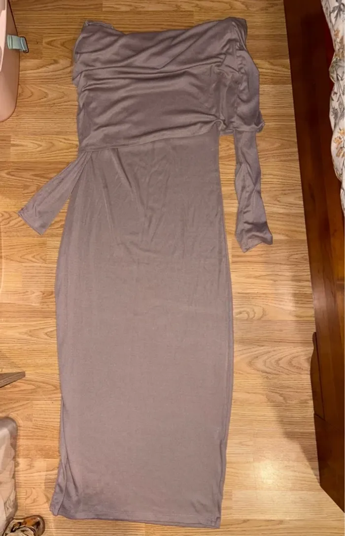 Robe longue col bateau h&m T38 - photo numéro 2