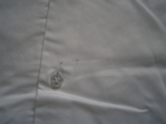 Chemise blanche liseré marine CELIO Taille S (37/38) - photo numéro 5