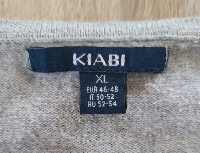 Pull gris à motifs en coton Kiabi Taille XL ou 44 - photo numéro 7