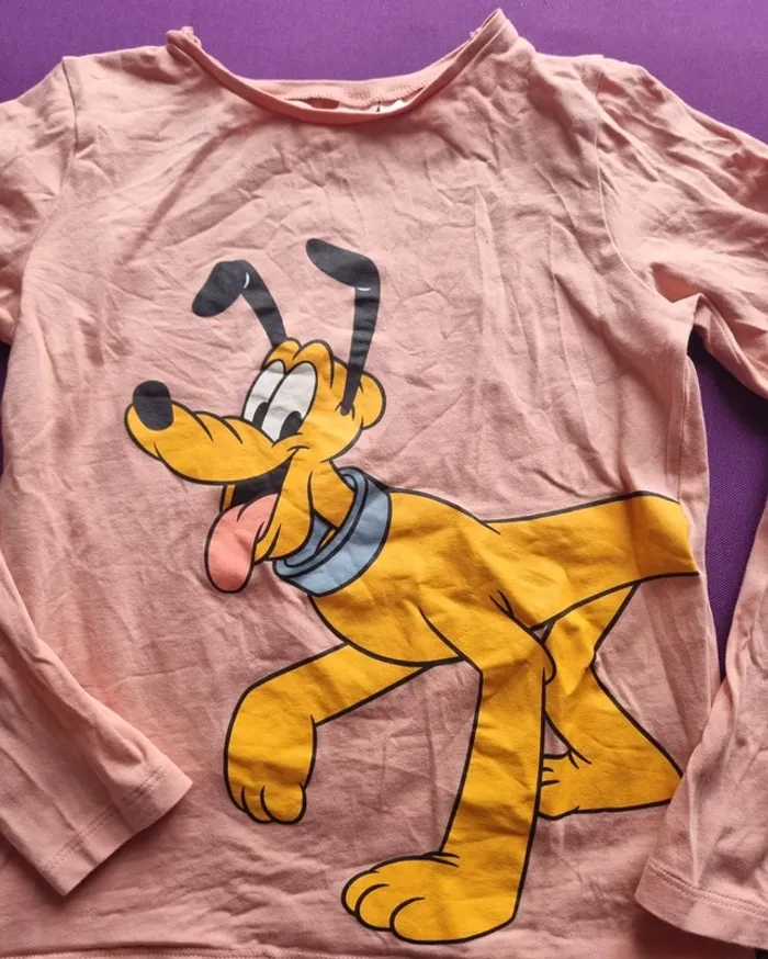 T shirt manches longues pluto 6.8 ans - photo numéro 2