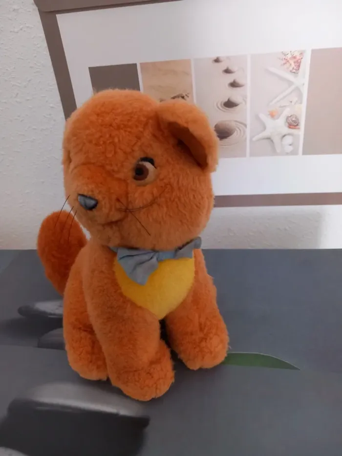 Peluche vintage Toulouse les aristochats Disney - photo numéro 2