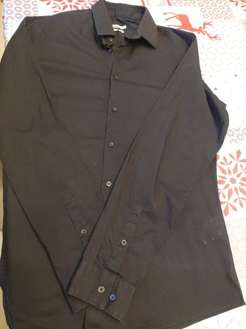Chemise noire taille S
