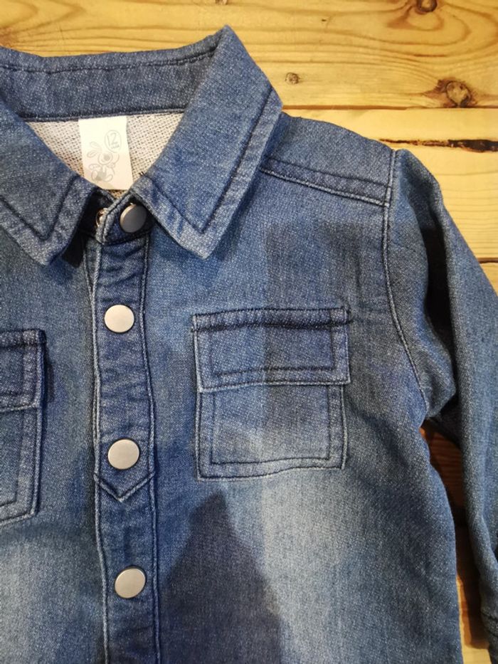 Chemise jeans 12 mois - photo numéro 5