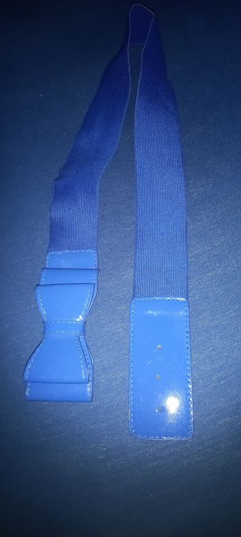 Ceinture bleu noeud