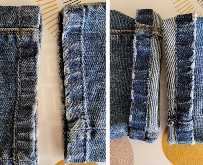 Pimkie Denim Life Jean TFr38 - Coupe Droite&Mid Rise - Style destroyed -Bleu used TBE - photo numéro 7