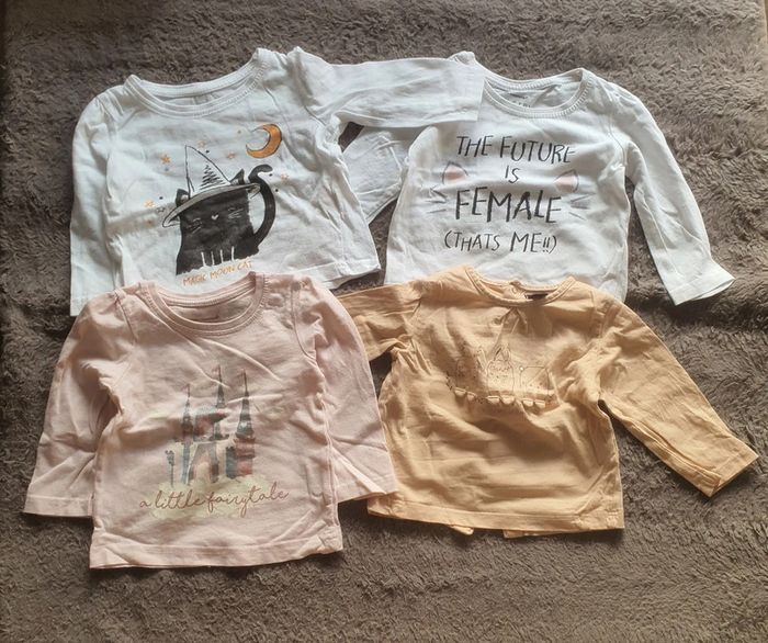 Lot de 4 manches longues