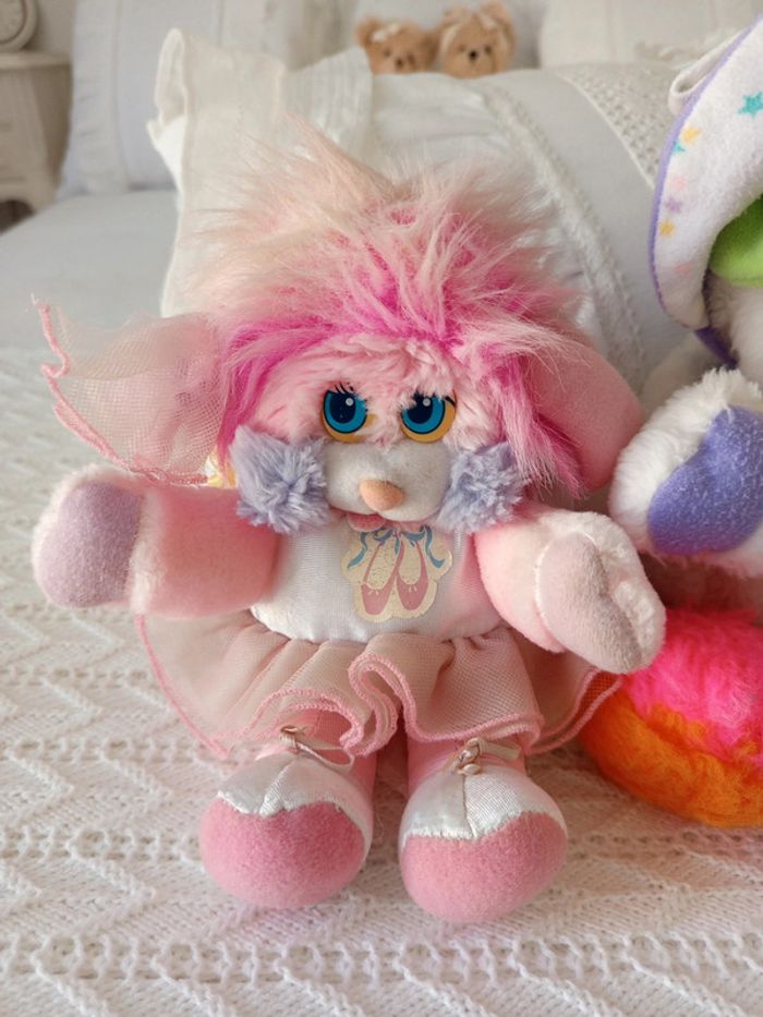 Lot peluches Popples, bébé et danseuse - photo numéro 16