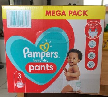 Mega pack pampers pants t3